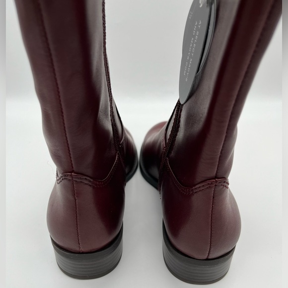INC International Concepts Women's Merlot Fawne Riding Leather Boots - Picture 5 of 9
